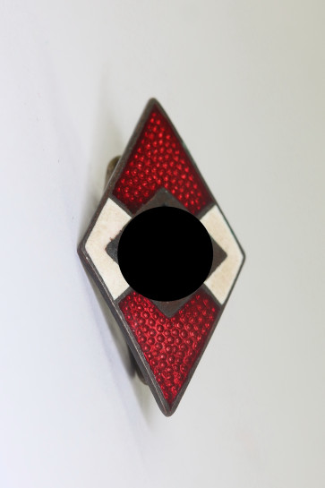  Hitlerjugend (HJ), Frühes Mitgliedsabzeichen/Raute, Ges. Gesch. - Militaria-Berlin