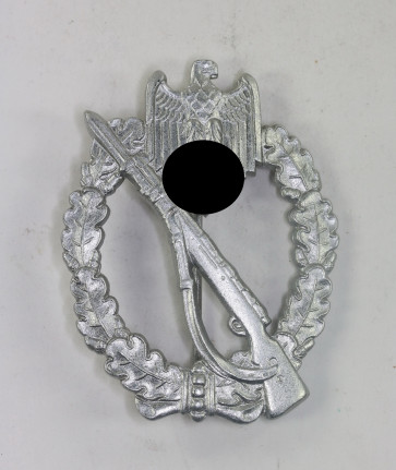  Infanterie-Sturmabzeichen in Silber, Wilhelm Deumer, Lüdenscheid (Oval Crimp) - Militaria-Berlin
