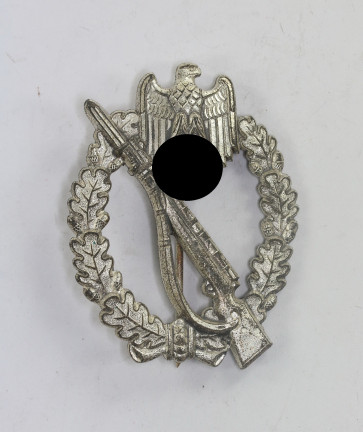  Infanterie Sturmabzeichen in Silber, Steinhauer & Lück, Lüdenscheid, Variante (!) - Militaria-Berlin