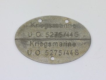  Kriegsmarine, Erkennungsmarke (Zink) - Militaria-Berlin