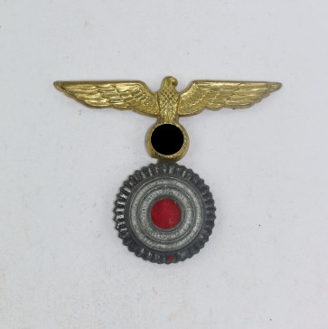 Kriegsmarine, Mützenadler + Korkade für die Tellermütze - Militaria-Berlin