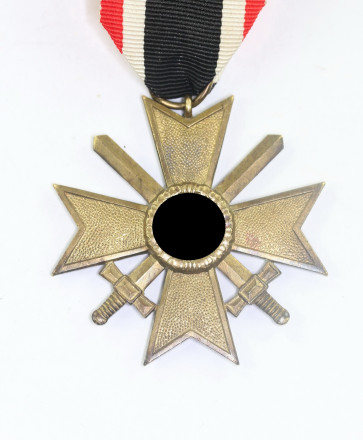  Kriegsverdienstkreuz 2. Klasse mit Schwertern, Hst. 5 (Hermann Wernstein, Jena-Lobstedt) - Militaria-Berlin