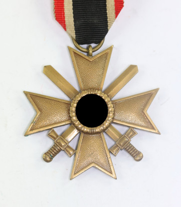  Kriegsverdienstkreuz 2. Klasse mit Schwertern, ohne Hersteller (Buntmetall) - Militaria-Berlin