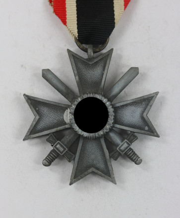  Kriegsverdienstkreuz 2. Klasse mit Schwertern, Zink - Militaria-Berlin