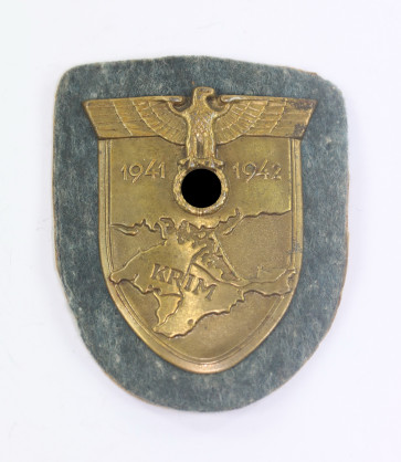  Krimschild auf Heerestoff, Typ 3.9 - Militaria-Berlin