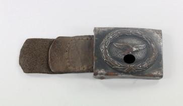  Luftwaffe, Koppelschloss für Mannschaften, Stahl - Militaria-Berlin