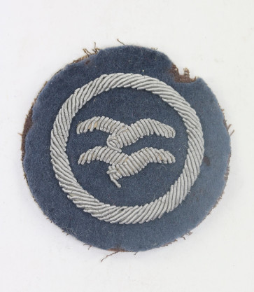  Luftwaffe, Segelfliegerabzeichen Stufe B, handgestickte Ausführung - Militaria-Berlin