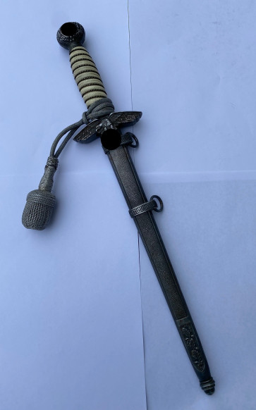  Luftwaffen Offiziersdolch, mit Portepee - Militaria-Berlin