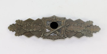  Nahkampfspange in Bronze, Hst. JFS (Josef Feix & Söhne, Gablonz), 2. Modell - Militaria-Berlin