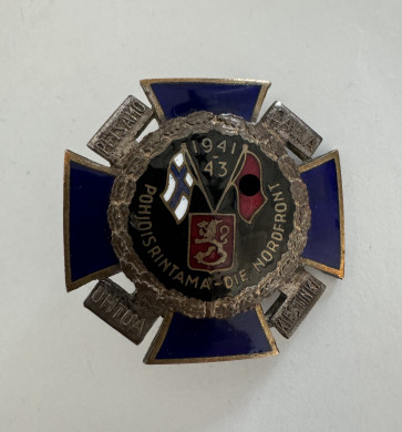  Nordfrontkreuz, 1941 - 43 (schwarz), Pohjoisrintama - Die Nortfront - Petsamo - Salls - Uhtua - Kiestinki - Militaria-Berlin