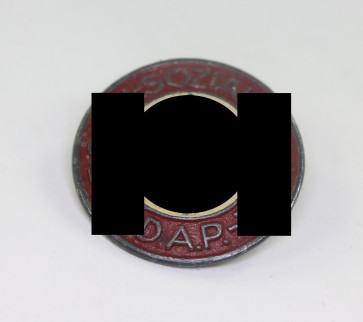  NSDAP Parteiabzeichen, Hst. RZM M1/101(Gustav Brehmer, Markneukirchen) - Militaria-Berlin