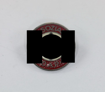  NSDAP Parteiabzeichen, Hst. RZM M1/128 (Eugen Schmidhaussler, Pforzheim) - Militaria-Berlin