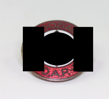  NSDAP Parteiabzeichen, Hst. RZM M1/9 (Robert Hauschild, Pforzheim) - Militaria-Berlin