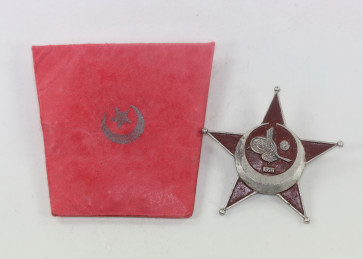  Osmanisches Reich, Eiserner Halbmond, in Verleihungstüte - Militaria-Berlin