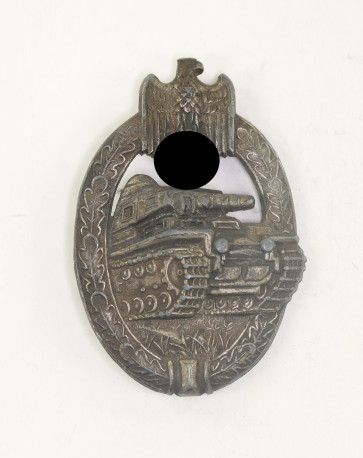  Panzerkampfabzeichen in Bronze, Hst. A.S. (Adolf Scholze, Gablonz) - Militaria-Berlin