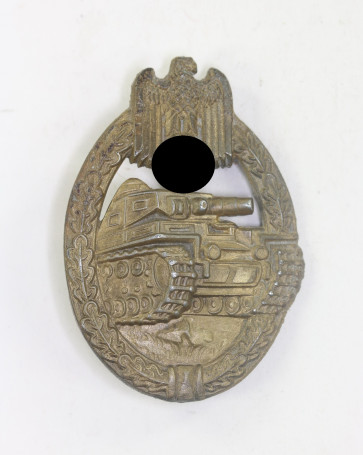  Panzerkampfabzeichen in Bronze, Hst. ÜÜ (E.F. Wiedmann, Frankfurt a.M.) - Militaria-Berlin