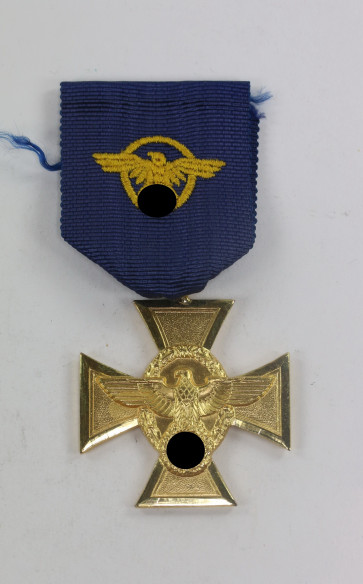  Polizei-Dienstauszeichnung in Gold (25 Jahre) - Militaria-Berlin