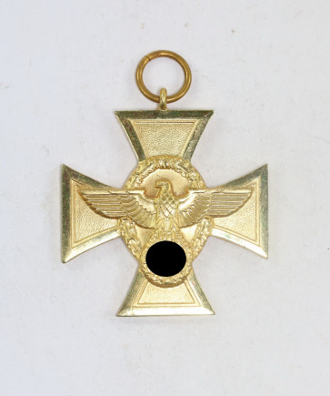  Polizei Dienstauszeichnung in Gold (25 Jahre) Für Treue Dienste in der Polizei - Militaria-Berlin