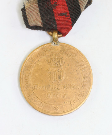  Preußen, Kriegsdenkmünze für Kämpfer 1870 - Aus eroberten Geschuetz - Militaria-Berlin