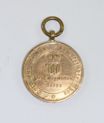  Preußen, Kriegsdenkmünze für Kämpfer 1870, Ranschrift AUS EROBERTEM GESCHUET - Militaria-Berlin