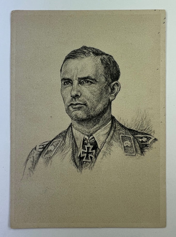  Propagandapostkarte, Ritterkreuzträger des Heeres Hans Limmer - Militaria-Berlin