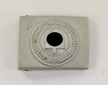  Reichsarbeitsdienst (RAD), Koppelschloß für Mannschaften, Aluminium - Militaria-Berlin