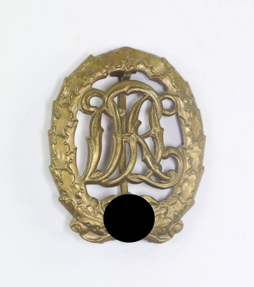  Reichssportabzeichen (DRL) in Bronze, Hst. Hensler Pforzheim - Militaria-Berlin