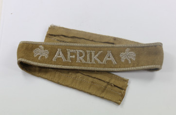 Deutsches Afrikakorps (DAK), Ärmelband Afrika, Kamelhaar Variante - Militaria-Berlin