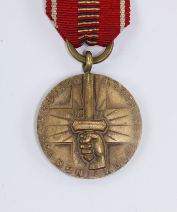  Rumänien, Medaille Kreuzzug gegen den Kommunismus - Romania Recunoscatoare - Militaria-Berlin