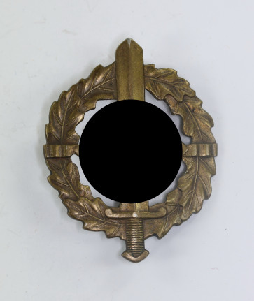 SA-Wehrabzeichen in Bronze, Hst. Petz & Lorenz, Eigentum der obesten SA-Führung - Militaria-Berlin