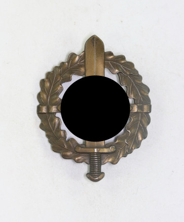  SA Wehrsportabzeichen in Bronze, Hst. Berg & Nolte, Eigentum d. S.A. Sportabzeichen Hauptstelle - Militaria-Berlin
