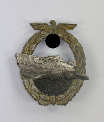  Schnellboot Kriegsabzeichen 2. Form, Hst. Schwerin Berlin und FEC. W.E. Peekhaus Berlin - Militaria-Berlin
