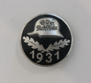  Stahlhelmbund, Eintrittsabzeichen 1931, Hst. STH A (Alpaka) - Militaria-Berlin