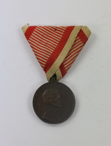 Östereich, Bronzene Tapferkeitsmedaille - FORTITVDINI - Militaria-Berlin