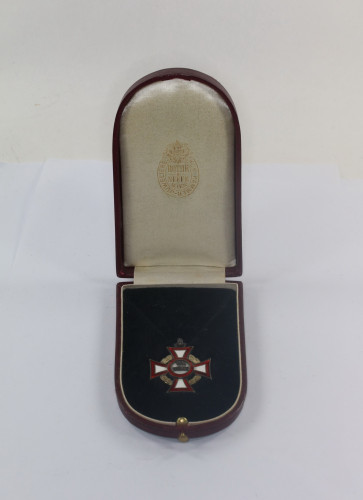 Österreich,  Militärverdienstkreuz Kreuz III. Klasse mit Kriegsdekoration (K.D., im Etui - Militaria-Berlin