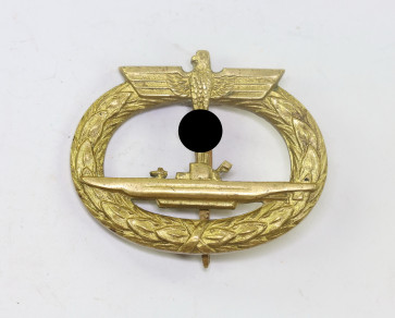  U-Bootskriegsabzeichen 1939, Schwerin Berlin (Buntmetall) - Militaria-Berlin