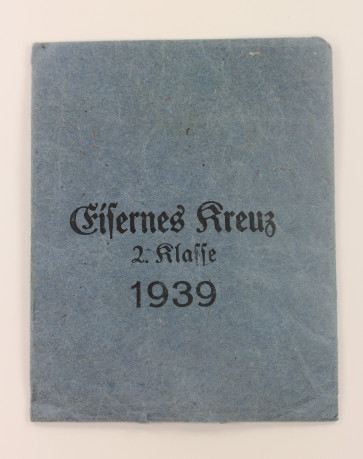  Verleihungstüte Eisernes Kreuz 2. Klasse 1939, J.H. Hammer & Söhne, Geringswalde - Militaria-Berlin