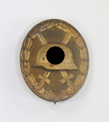  Verwundetenabzeichen in Gold, Hst. 30 (Hauptmünzamt Wien), Zink - Militaria-Berlin