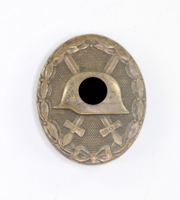  Verwundetenabzeichen in Silber 1939, Hst. 30, breite Nadel (!) - Militaria-Berlin