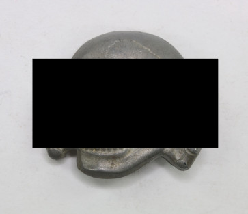  Waffen SS, Totenkopf für die Schirmmütze, Hst, RZM 499/41 (Zimmermann, Pforzheim) - Militaria-Berlin