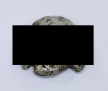  Waffen SS, Totenkopf für die Schirmmütze, Hst, RZM 499/41 (Zimmermann, Pforzheim) - Militaria-Berlin