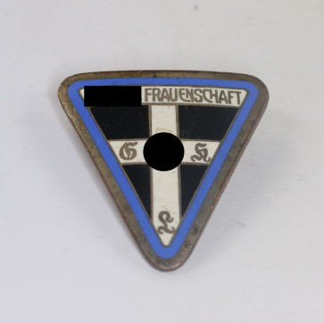 Nat. Soz. Frauenschaft, Ortsgruppe/Mitarbeiterin im Stab (blauer Rand), Hst. RZM 72 (Fritz Zimmermann, Stuttgart) - Militaria-Berlin