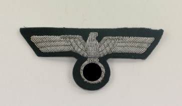  Wehrmacht Heer, Brustadler für Offiziere (handgestickt) - Militaria-Berlin