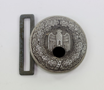  Wehrmacht Herr, Feldbindenschloss für Offiziere - Militaria-Berlin