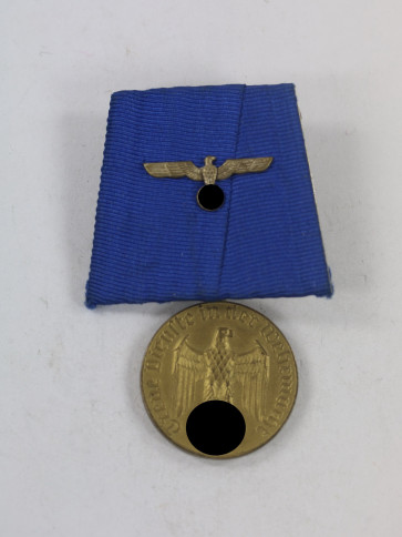  Wehrmachtsdienstauszeichnung für 12 Jahre, an Einzelspange - Treue Dienste in der Wehrmacht (Eisen) - Militaria-Berlin