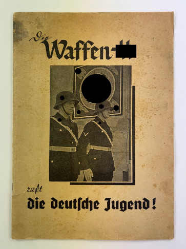  Werbebroschüre der Waffen-SS, Die Waffen-SS ruft die deutsche Jugend! - Militaria-Berlin