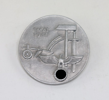 Abzeichen, 1. Mai 1936, Hst. Chr. Bauer Welzheim - Militaria-Berlin