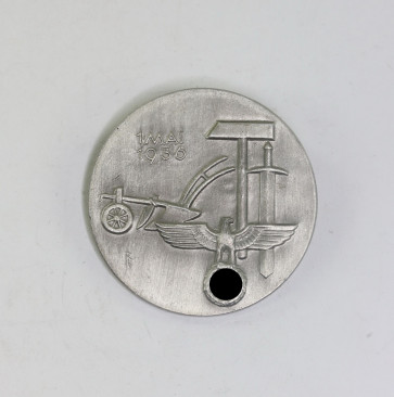 Abzeichen, 1. Mai 1936, Hst. FR. Zimmermann Stuttgart - Militaria-Berlin