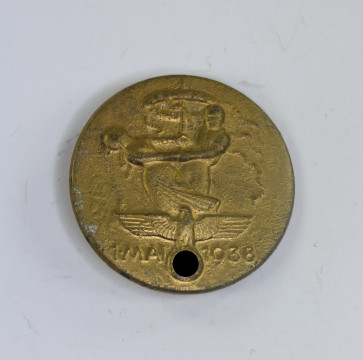 Abzeichen, 1. Mai 1938, Hst. Roediger u. Co. Mainz - Militaria-Berlin