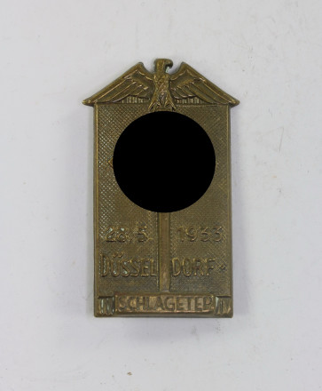 Abzeichen, 28.5.1933 HJ Gebiets Jugend Tag Düsseldorf Schlageter - Militaria-Berlin